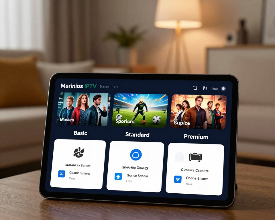 Marinios IPTV subscription plans and pricing