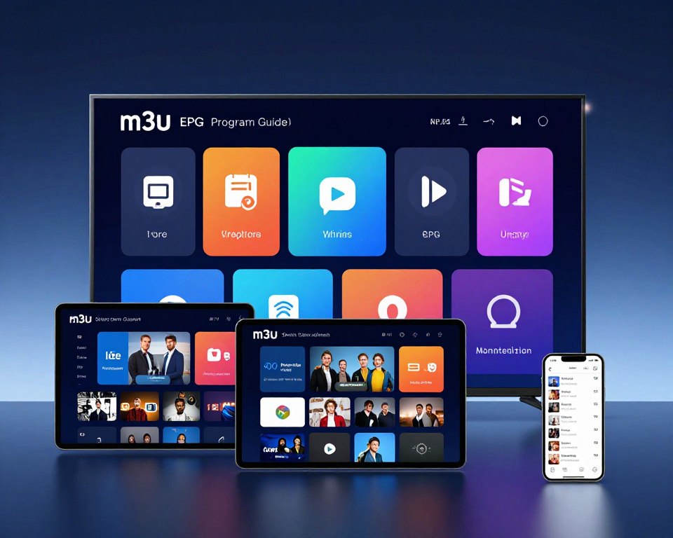 seamless m3u streaming epg support